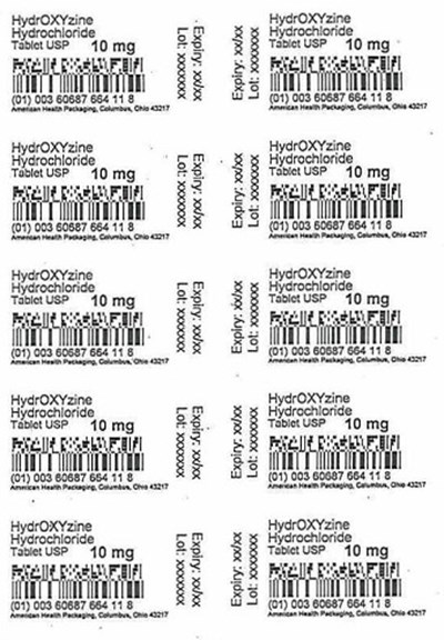 10 mg Hydroxyzine Hydrochloride Tablet Blister (10 mg Blister)